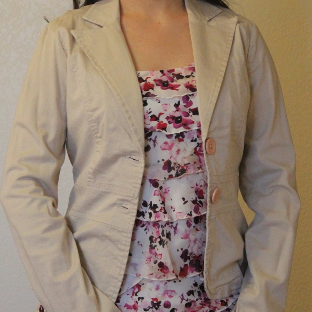 Blossom - Khaki Women's Blazer